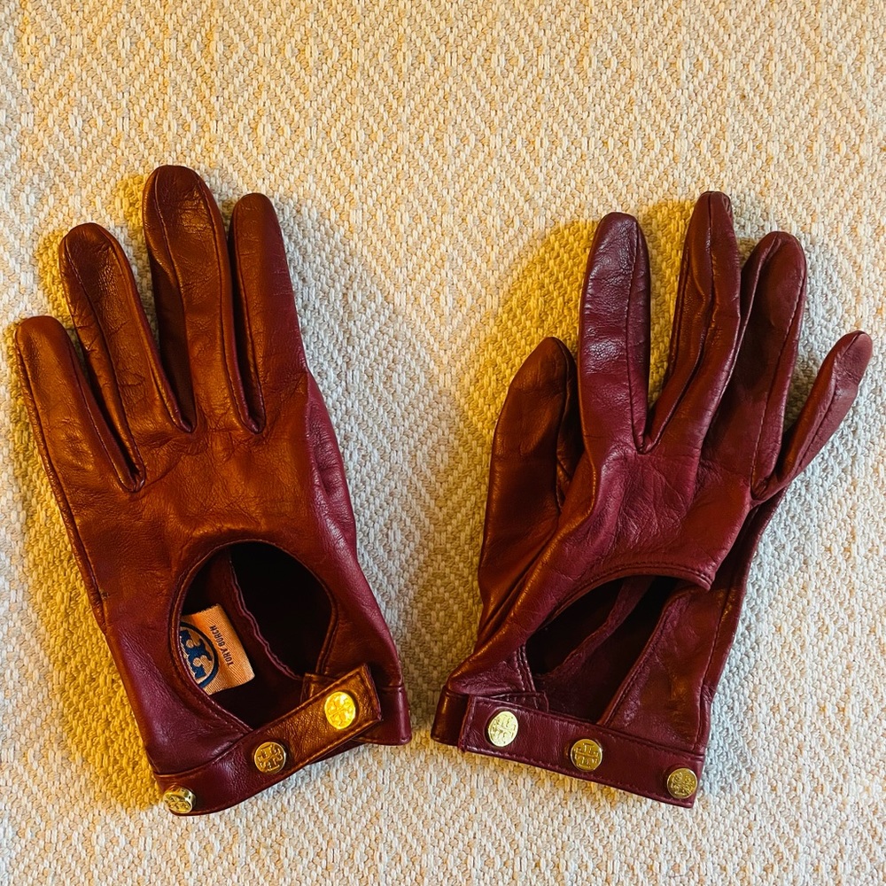 Tory Burch Leather Gloves